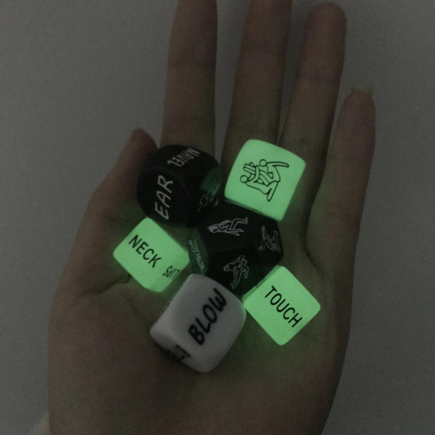 Lovers Luck Glow in The Dark Dice